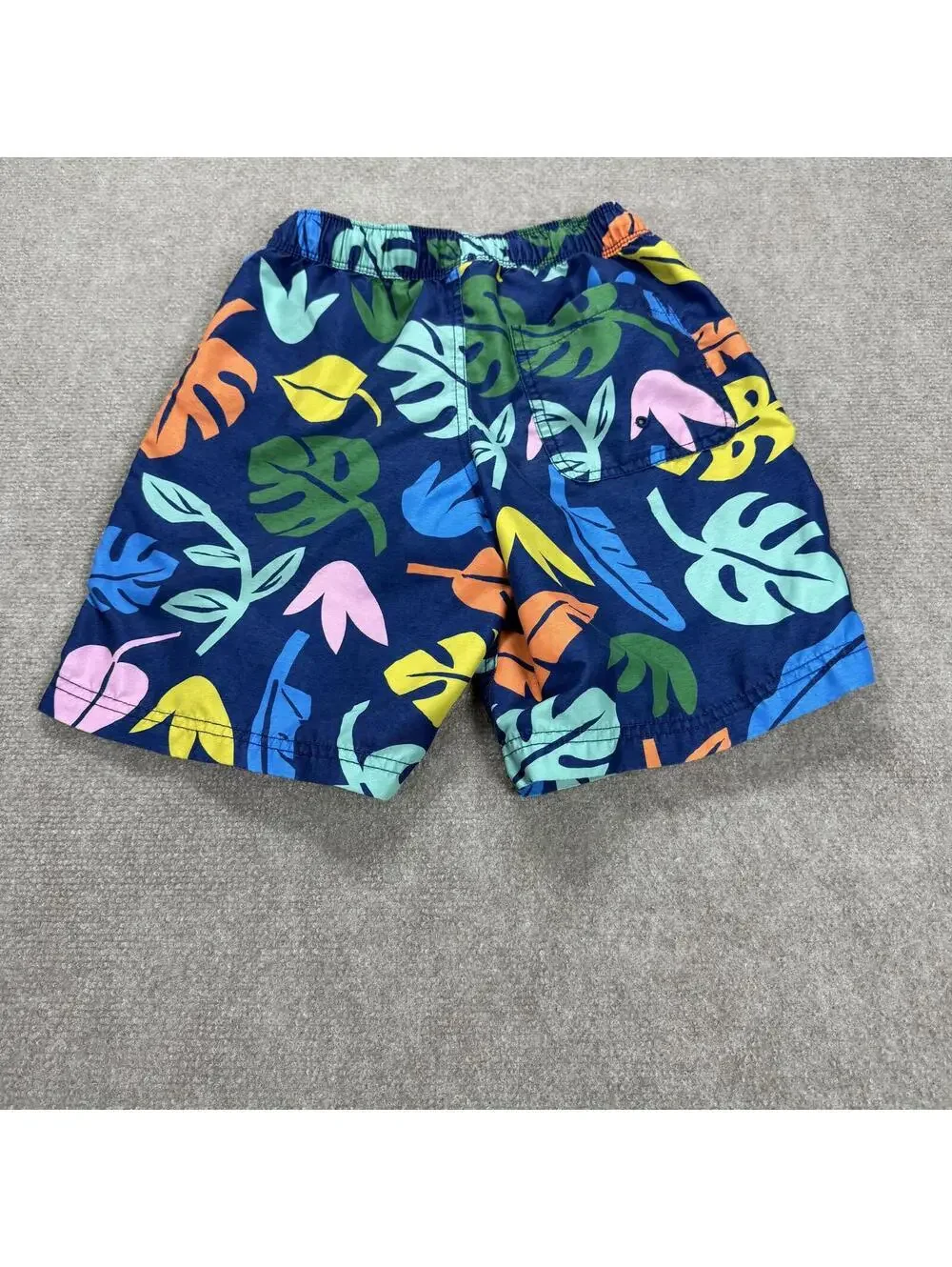Hanna Andersson Boys Tropical Leaf Swim Trunks – Size 10 (140 cm)